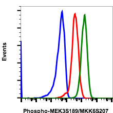 Phospho-MKK3 (Ser189)/MKK6 (Ser207) (Clone: D3) rabbit mAb