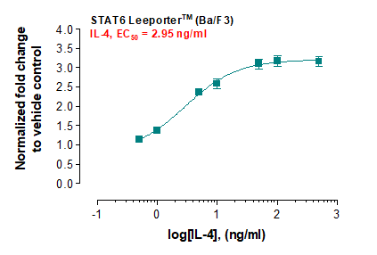 STAT6 Leeporter™ Luciferase Reporter-Ba/F3 Cell Line