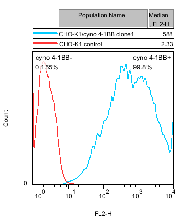 4-1BB Stable Cell Line-CHO-K1-Cynomolgus 4-1BB Stable Cell Line-CHO-K1-Cynomolgus