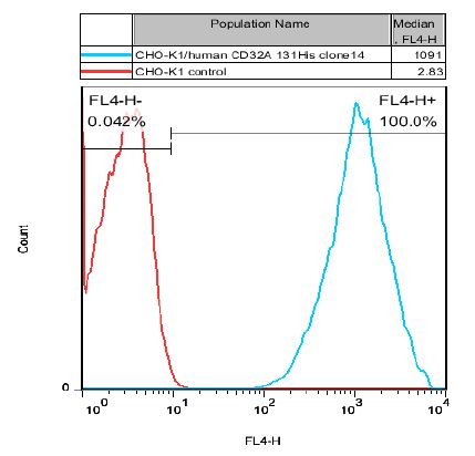 CD32A 131His Stable Cell Line-CHO-K1-Human CD32A 131His Stable Cell Line-CHO-K1-Human