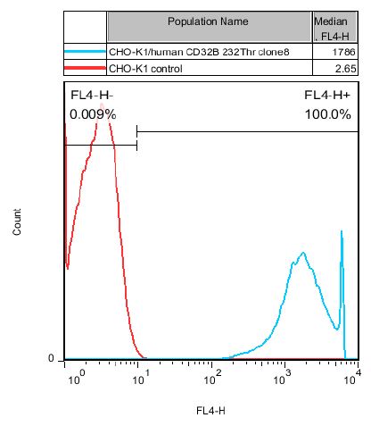 CD32B 232Thr Stable Cell Line-CHO-K1-Human CD32B 232Thr Stable Cell Line-CHO-K1-Human