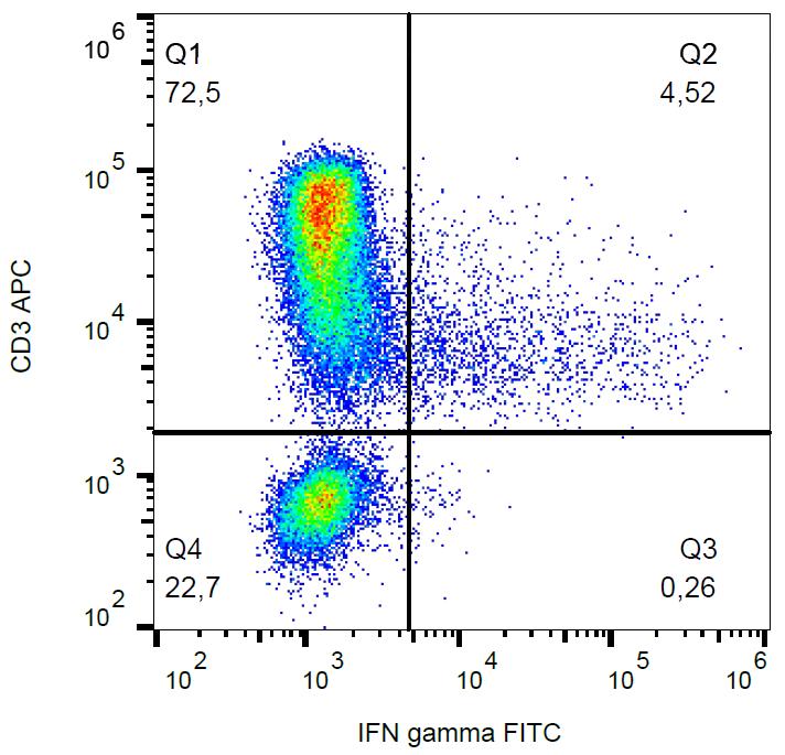 FITC Conjugated Anti-IFN-gamma Monoclonal Antibody (Clone:4S.B3)