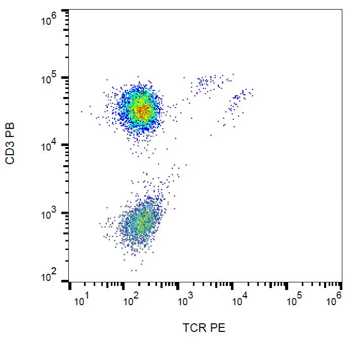 PE Conjugated Anti-TCR gamma/delta Monoclonal Antibody (Clone:B1)