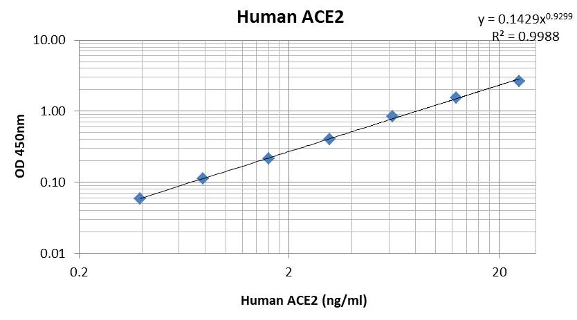Figure-1: Human ACE2 Standard Curve.